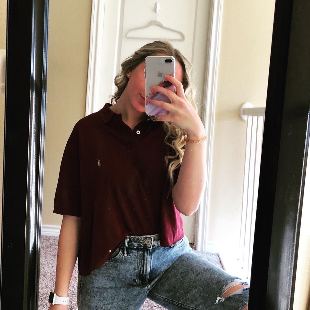 Vintage polo Ralph Lauren cropped shirt